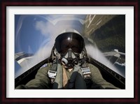 View from the Cockpit of an F-16 Fine Art Print
