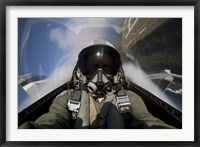 View from the Cockpit of an F-16 Fine Art Print