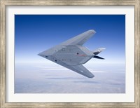 F-117 Nighthawk Flies a Training Sortie over New Mexico Fine Art Print