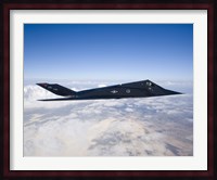 F-117 Nighthawk Stealth Fighter in Flight over New Mexico Fine Art Print