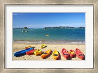 Kayaks, Paihia, Northland, New Zealand Fine Art Print