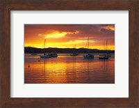 Sunset, Russell, Bay of Islands, Northland, New Zealand Fine Art Print