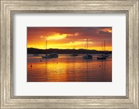 Sunset, Russell, Bay of Islands, Northland, New Zealand Fine Art Print