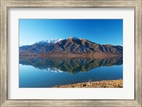 Lake Benmore in Winter, Waitaki Valley, South Island, New Zealand Fine Art Print
