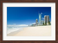 Australia, Gold Coast, Surfer's Paradise Beach Fine Art Print