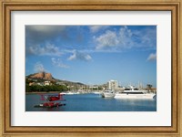 Australia, Townsville, Castle Hill, Boats, Seaplane Fine Art Print