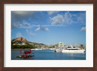 Australia, Townsville, Castle Hill, Boats, Seaplane Fine Art Print
