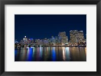 Darling Harbour at night, Sydney, New South Wales, Australia Fine Art Print