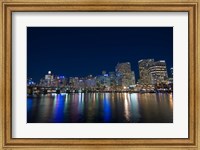 Darling Harbour at night, Sydney, New South Wales, Australia Fine Art Print
