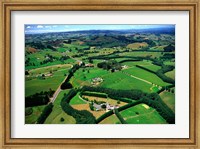 Farmland, Brookby, South Auckland, New Zealand Fine Art Print