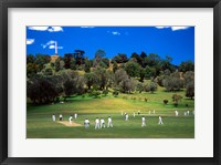 Cornwall Cricket Club, Auckland, New Zealand Fine Art Print
