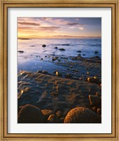 Sunset, Tasman Bay, South Island, New Zealand Fine Art Print