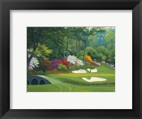 Augusta on the 12th hole Fine Art Print