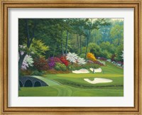 Augusta on the 12th hole Fine Art Print