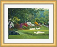 Augusta on the 12th hole Fine Art Print