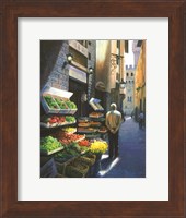 A Stroll in Florence Fine Art Print