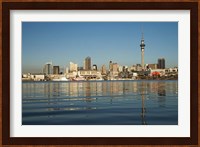Auckland CBD skyline, North Island, New Zealand Fine Art Print