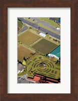 Gardens and Bowling Greens, Taupo, North Island, New Zealand Fine Art Print