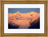 Alpenglow, Fox Glacier Neve, South Island, New Zealand Fine Art Print
