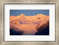 Alpenglow, Fox Glacier Neve, South Island, New Zealand Fine Art Print