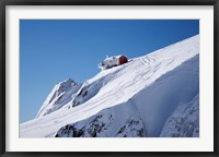 Hut, Franz Josef Glacier, South Island, New Zealand Fine Art Print