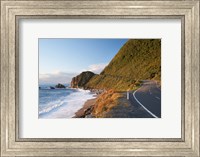 Road at Seventeen Mile Bluff, South Island, New Zealand Fine Art Print