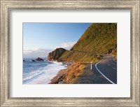 Road at Seventeen Mile Bluff, South Island, New Zealand Fine Art Print