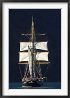 Spirit of New Zealand Tall Ship, Marlborough Sounds, South Island, New Zealand Fine Art Print