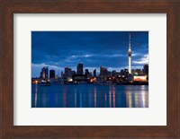 Skytower, City Skylines, North Island, New Zealand Fine Art Print