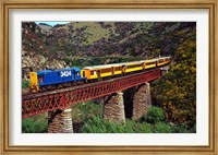 Taieri Gorge Train, near Dunedin, Otago, New Zealand Fine Art Print