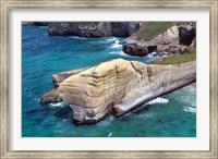 Cliffs at Tunnel Beach, Dunedin, New Zealand Fine Art Print