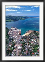 Port Chalmers and Otago Harbor, Dunedin, New Zealand Fine Art Print