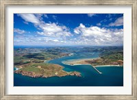 Taiaroa Head, Otago Peninsula, Aramoana and Entrance to Otago Harbor, near Dunedin, New Zealand Fine Art Print
