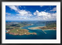 Taiaroa Head, Otago Peninsula, Aramoana and Entrance to Otago Harbor, near Dunedin, New Zealand Fine Art Print