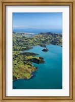 Akaroa Harbor, Canterbury, South Island, New Zealand Fine Art Print