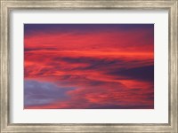 Clouds, Sunset, Dunedin, Otago, South Island, New Zealand Fine Art Print