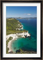 Coastline, Cathedral Cove, North Island, New Zealand Fine Art Print