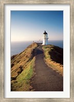 Lighthouse of Cape Reigna, Northland, New Zealand Fine Art Print