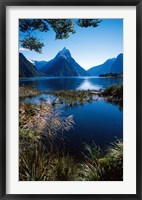 New Zealand, Mitre Peak, Milford Sound, Fiordland NP Fine Art Print