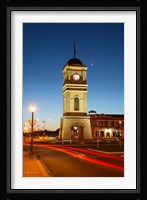 New Zealand, North Island, Manawatu, Historic Clock Tower Fine Art Print
