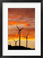 New Zealand, North Island, Te Apiti Wind Farm, Energy Fine Art Print