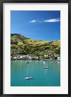 New Zealand, South Island, Canterbury, Akaroa Harbor Fine Art Print