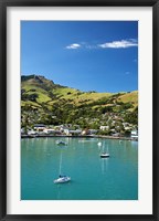 New Zealand, South Island, Canterbury, Akaroa Harbor Fine Art Print