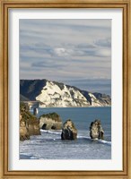Three Sisters, White Cliffs, North Island, New Zealand Fine Art Print