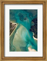Tidal Patterns, Awaroa Inlet, South Island, New Zealand Fine Art Print