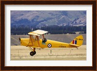 Tiger Moth Biplane, Wanaka, South Island, New Zealand Fine Art Print