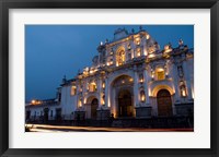 Cathedral in Square, Antigua, Guatemala Fine Art Print