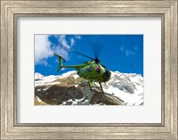 New Zealand, Arrowsmith Range, Helicopter Fine Art Print