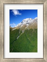 New Zealand, Milford Sound, Majestic fjords, waterfalls Fine Art Print