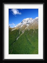 New Zealand, Milford Sound, Majestic fjords, waterfalls Fine Art Print